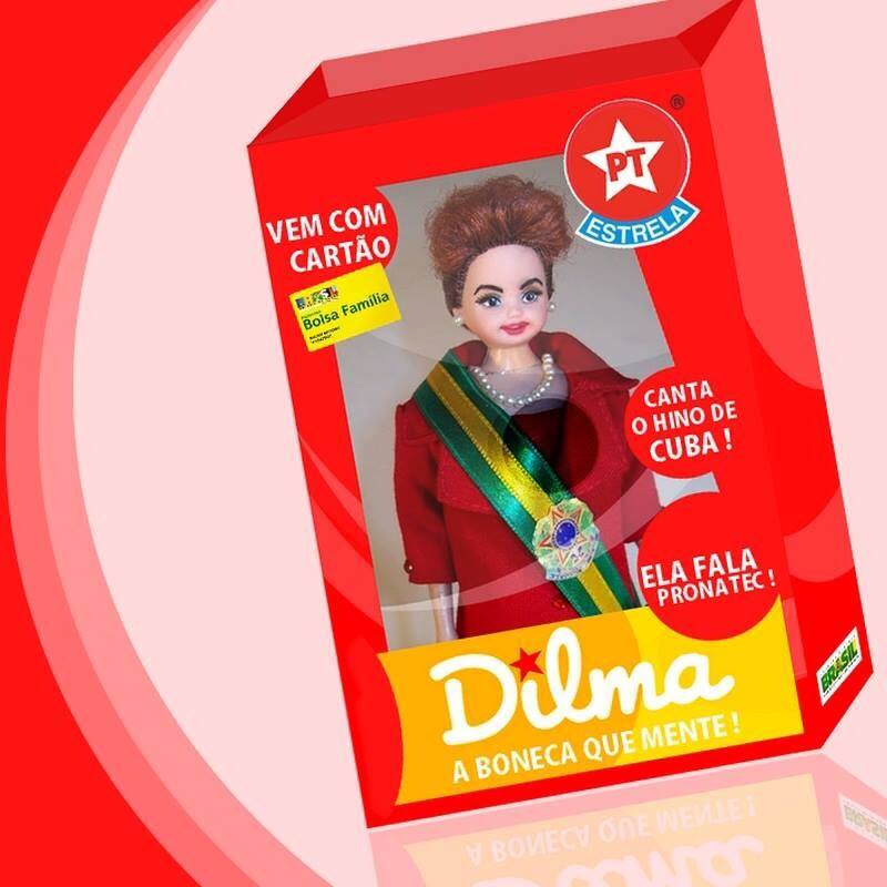 Dilma a boneca que mente - blog pica onde quiser